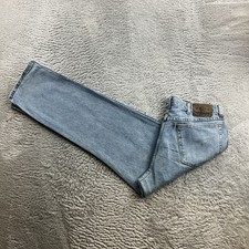 Pantalone jeans uomo vintage Wrangler W34 L30 blu denim regular fit dritto retrò