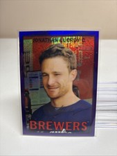 2016 Topps Heritage Chrome Purple Hot Box Refractor #THC-434 Jonathan Lucroy  