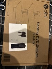 Dihl TV-SHF-2X1 Floating DVD Shelf unit, designed for wall mounting.