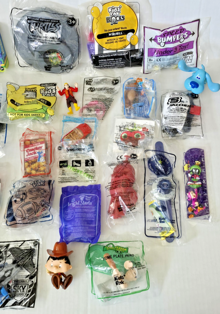 Subway Kids' Pak Toys 1994 to 2019 - Your Choice - Choose what you