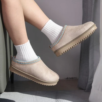 INNERSECT LADIES WOMENS WARM FAUX FUR SNUGG SLIP ON IN OUT DOOR SLIPPERS SHOES BOOTS SIZE