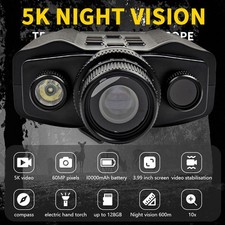 5K Telescopes Night Vision Hunting Binoculars Scope Camera 10000mAh Outdoors Z9
