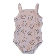 Quincy Mae Terry Cinch Romper Daisy Baby One-Piece 0-3 Months Soft Comfortable