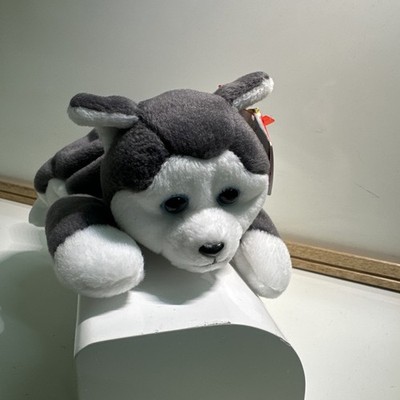 Mcdonalds Teenie beanie babies Nanook The Husky 11-21-96 P.V.C Pellets 