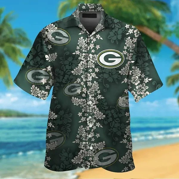 Hawaiian Shirt Green Bay Football Exclusive Design
