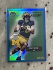 2025 Bowman Chrome University Football Blue Refractor Mikey Keene #55AV-16