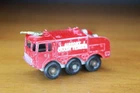 VTG Lesney Matchbox Foamite Crash Tender #63 Red Airport Fire Truck