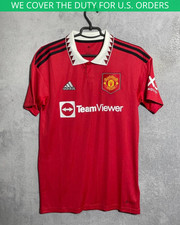 Manchester United Jersey Home Football Shirt Red Adidas Trikot Mens Size S