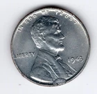 1943 UNCIRCULATED Lincoln Wheat Cent Steel - Actual Coin Shown