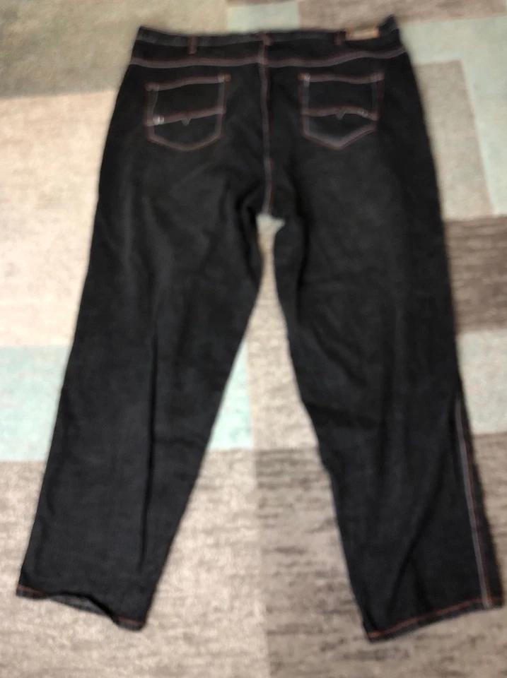 Rocawear Blue Jeans Men's 48 x 34 (tagged 5) Blue Denim Big & Tall Y2K Hip Hop - Image 3 of 4
