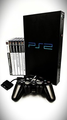 Sony PlayStation 2 PS2 Fat Konsole Controller Spiele Rayman Crash Bundle