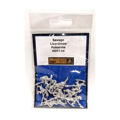 Alternative Arm Hordes Things Mini 15mm Repti  Savage Lizardmen w/Pole Pack New