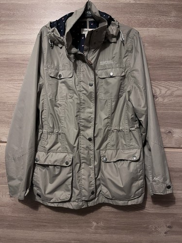 Veste De Pluie Regatta Isotex 5000 Pour Femme, Taille 10 (M) Bleue, Légère Et Doublée