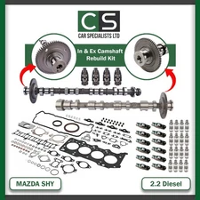 MAZDA 2.2 4 SKYACTIV ROCKER ARMS + 12 SMALL INTAKE EXHAUST CAMSHAFT REBUILD KIT