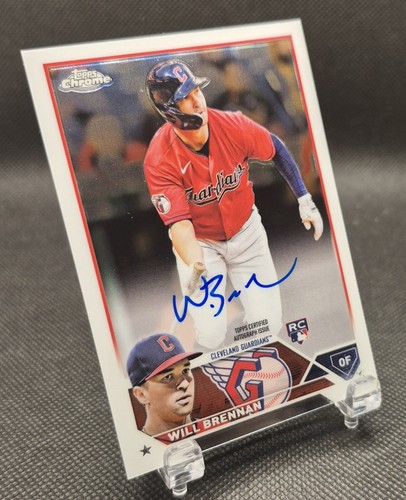 2023 Topps Chrome Rookie Auto Will Brennan #RA-WBR Auto RC - Bild 2 von 3