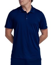 Reebok NWT Men's Regular fit Golf Short Sleeve Polo Shirt Size XL Navy Blue