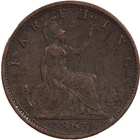 1863 Victoria Farthing — photo from another recent sale