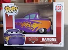 VAULTED Funko Pop Disney Pixar:  RAMONE #131 (Cars Movie Series) w/Protector