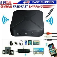 2in1 Bluetooth Transmitter Receiver Wireless Adapter TV Home Stereo Audio LOT