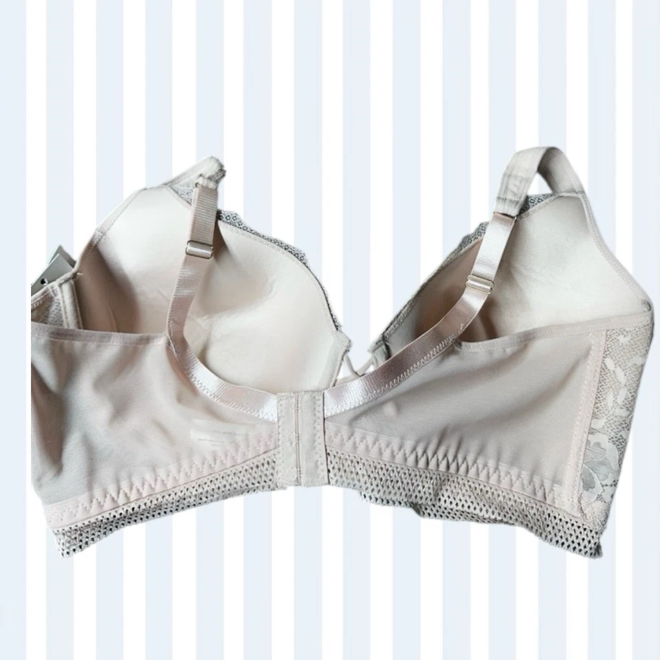 Sujetador Jessica Simpson Ligeramente Acolchado Rubor Rosa 40D Con Aros Comodidad Foto 2 de 3