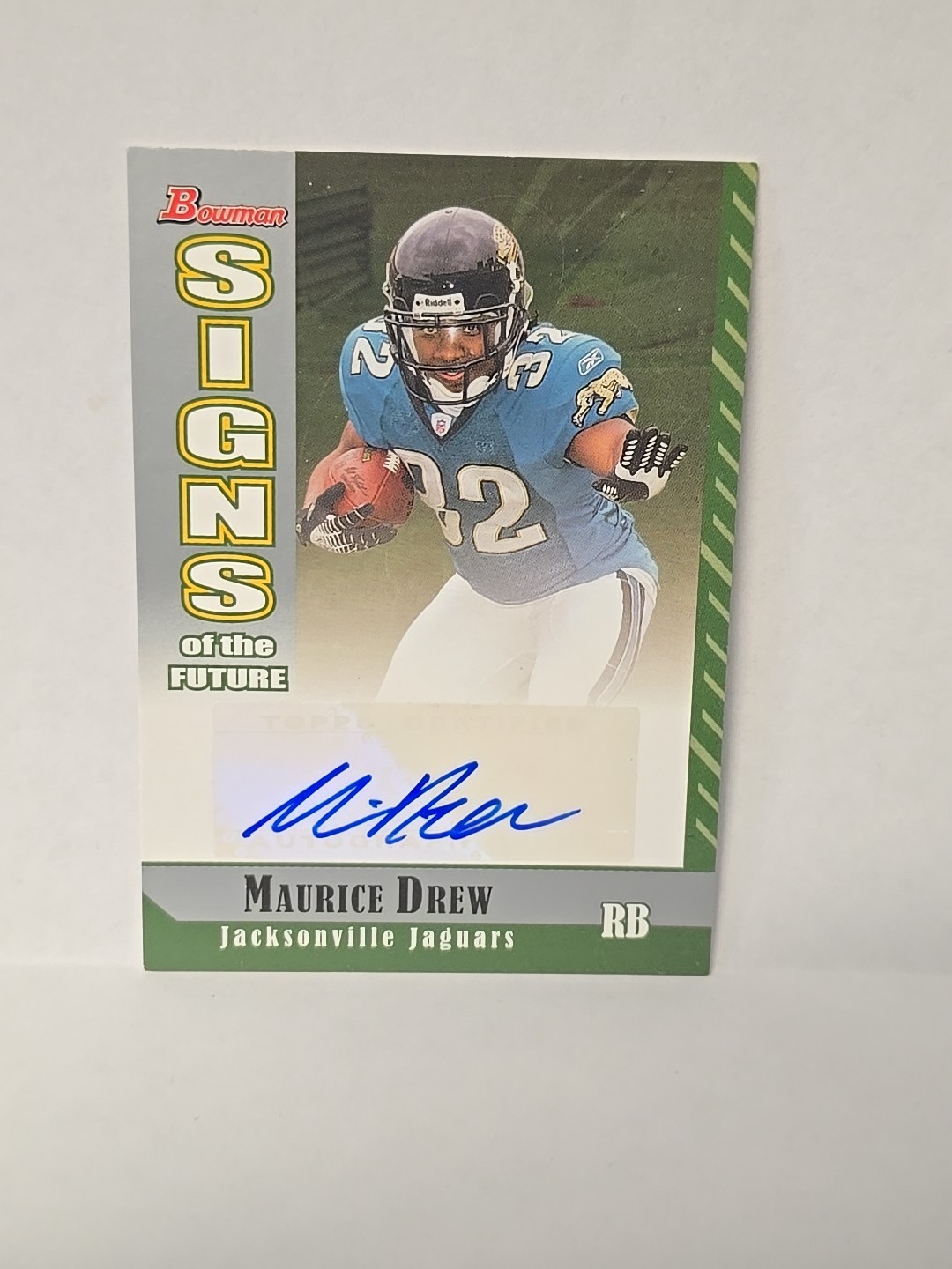 Maurice Jones-Drew Bowman Signs of the Future #SFMD Base