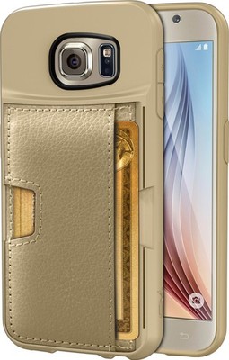 Smartish Galaxy S6 Wallet Case - Q Card Case For Samsung Galaxy S6 - Ultra Slim