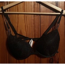 Victoria’s Secret women’s push-up bra lace black sexy 34c