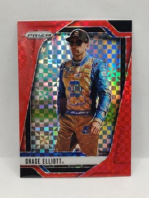 Chase Elliott 153/175 Red Power Prizm 2025 Prizm Racing NASCAR Card Base Driver