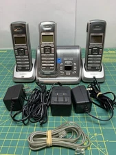 Uniden DECT2080-3 DECT 6.0 GHz Cordless Answering 3 Handsets Phone Tested
