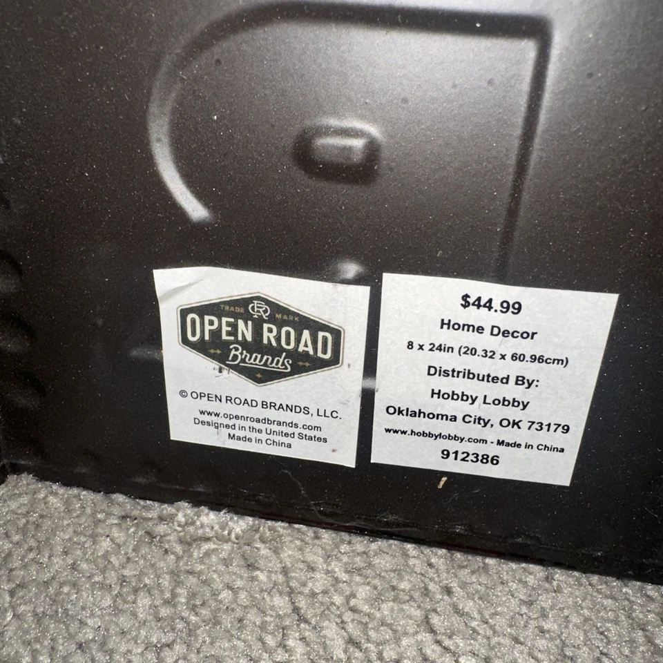 Theater Metal Hanging Sign Cinema 2 Sided Neon Look Game Room Man Cave - Image 4 of 4