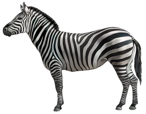 Zebra Wall Sticker Safari Animal Self Adhesive Decal Made to Order Various Sizes