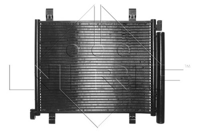 NRF 350045 Condenser, Air Conditioning for Seat, Skoda, VW