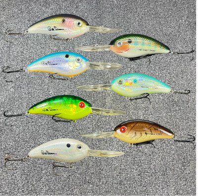 Excalibur Bill Dance Fat Free Shad Jr. BD6F Vintage Crankbait - (SELECT COLOR)