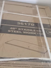 New NewAge 3.0 Bold Performance 48 Inch 48" x 18" x 1" Stainless Steel Work Top