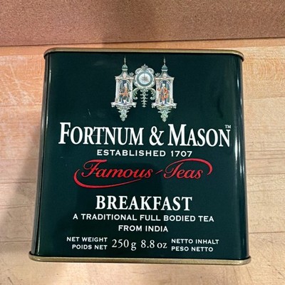 Vintage Fortnum & Mason EMPTY Breakfast Tea Tin