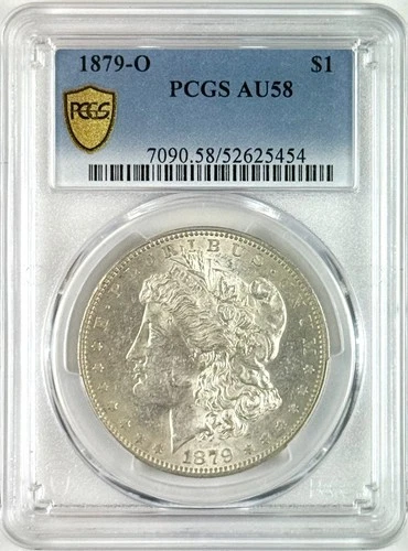 1879-O Morgan Dollars PCGS AU58