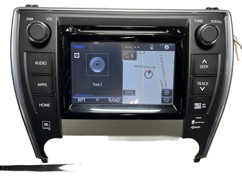 15 16 17 Toyota Camry OEM GPS Navigation JBL AM FM XM Radio Touch-screen 100368 - Picture 6 of 9