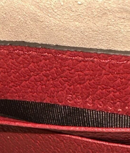 Gucci Ophidia Supreme GG Canvas Floral Round Backpack Bag Red Trim NWB 598661 - Picture 11 of 11