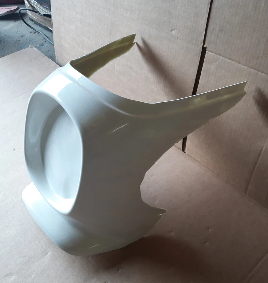 Panel de carenado nasal superior delantero Kawasaki AR50 AR80 fibra de vidrio nuevo Foto 4 de 4