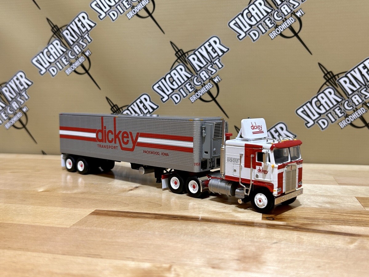 Dcp 1/64 Kenworth K100 40' Vintage Reefer semi truck Farm