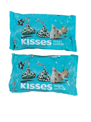 Hersheys Kisses Sugar Cookie Flavored 9 oz- LOT Of 2  (7/2025)