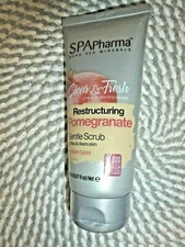 SPAPHARMA~~CLEAR & FRESH~RESTRUCTURING POMEGRANATE GENTLE SCRUB 5.07 OZ 113