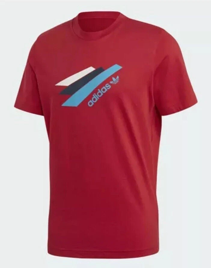 35 Adidas Originals Palmeston Tee Men s Size MEDIUM Red DJ3453 NWT