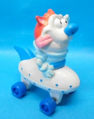 REN & STIMPY : wheeler Stimpy als Clown im Flugzeug HARDEE'S DAKIN 1994