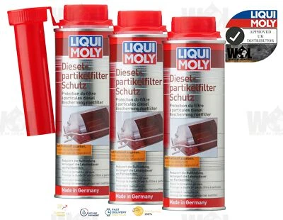 3x Liqui Moly Diesel Particulate Filter Protector DPF Cleaner Regenerator 250ml - Image 1 of 4
