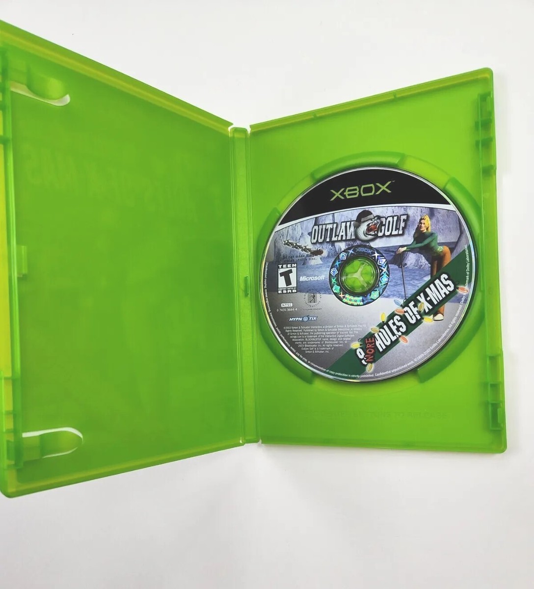 Outlaw Golf 9 Holes of X-Mas Blockbuster Exclusive Microsoft Xbox