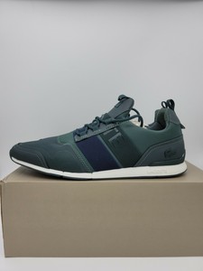 dark green tennis shoes