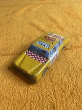 Vintage Made in Japan Tin Friction "YELLOW TAXI CAB" 3 1/2" long