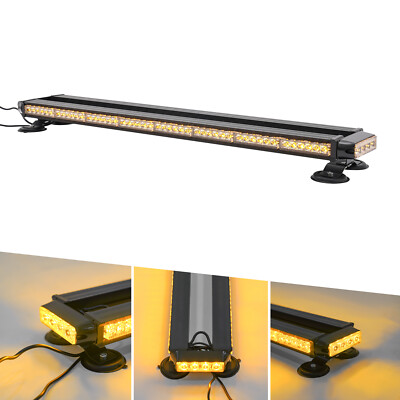 ?37'' 104 LED Strobe Light Bar Amber Response Emergency Beacon Warn Tow Truck NEW