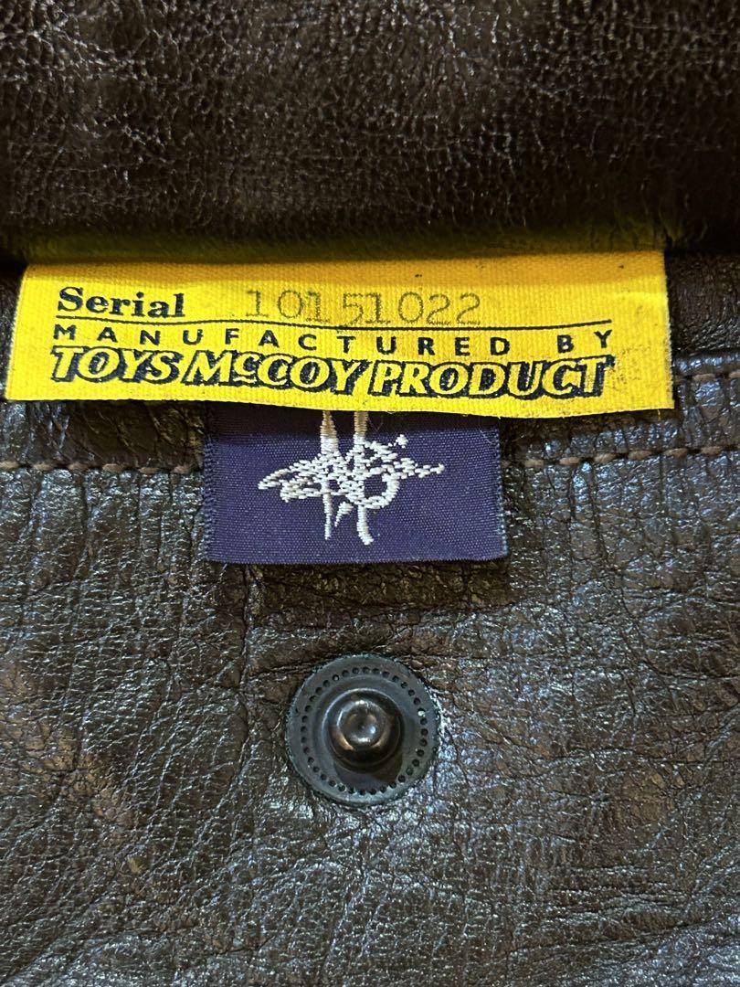 TOYs McCOY TYPE A-2 Jacket Brown Leather Size 36 Used From Japan